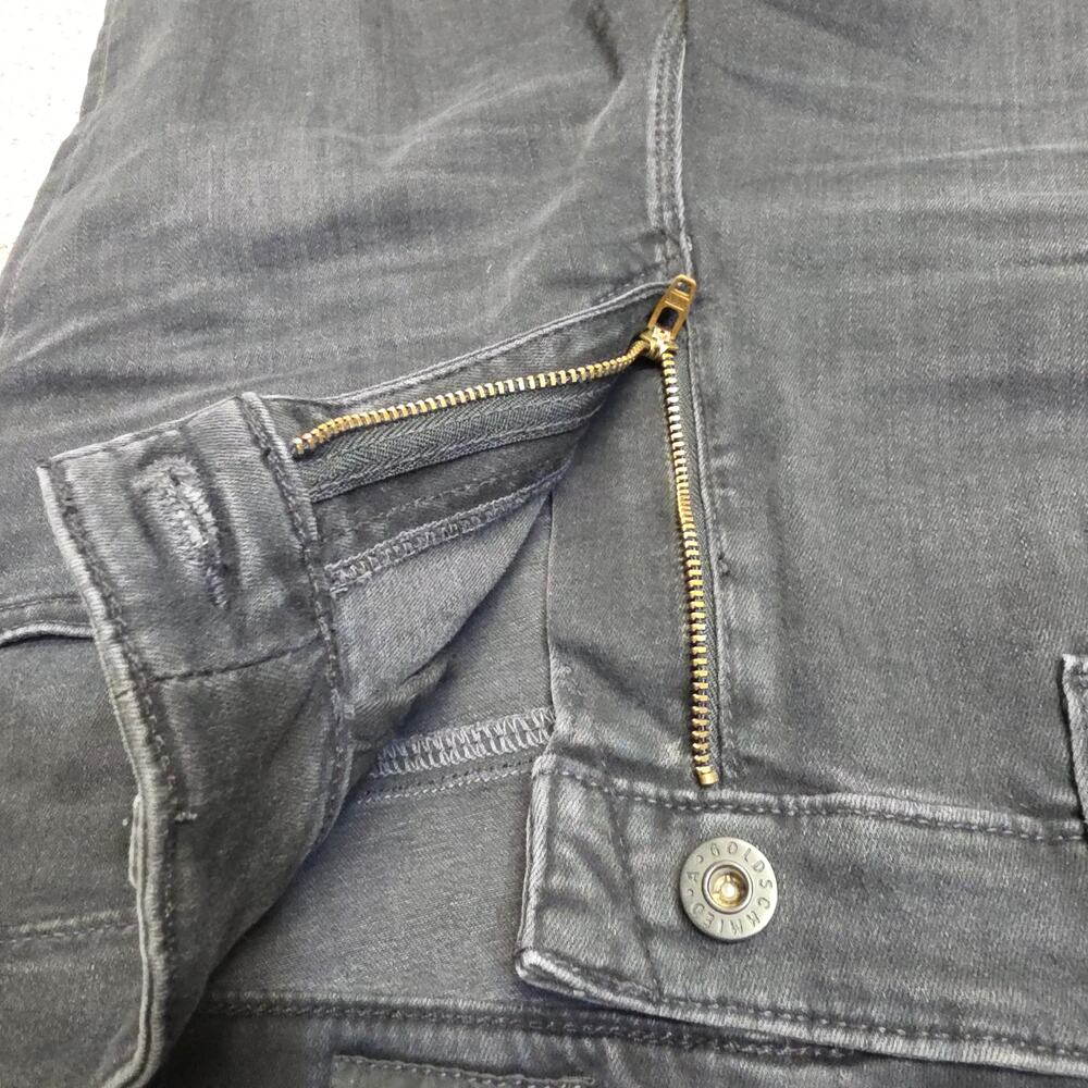 AG Adriano Goldschmied Black Mari High-Rise Slim Straight Jeans Women's 27x29.5 - Picture 15 of 16